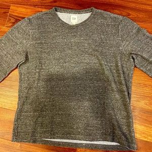 Gap men's small salt-and-pepper light sweater